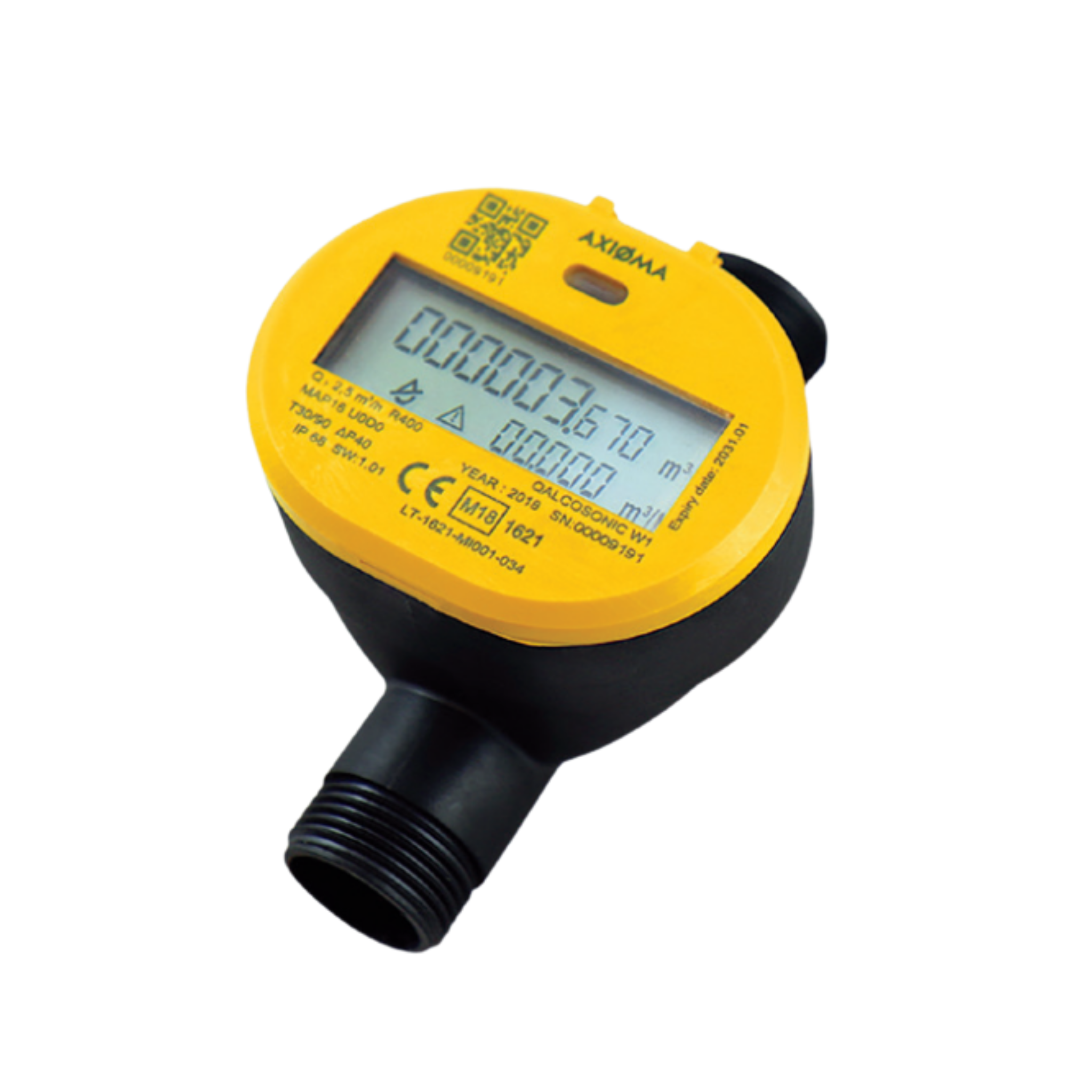 Medidor Ultrasónico Nereus 1/2 - 3/4 R800 (QALCOSONIC W1)