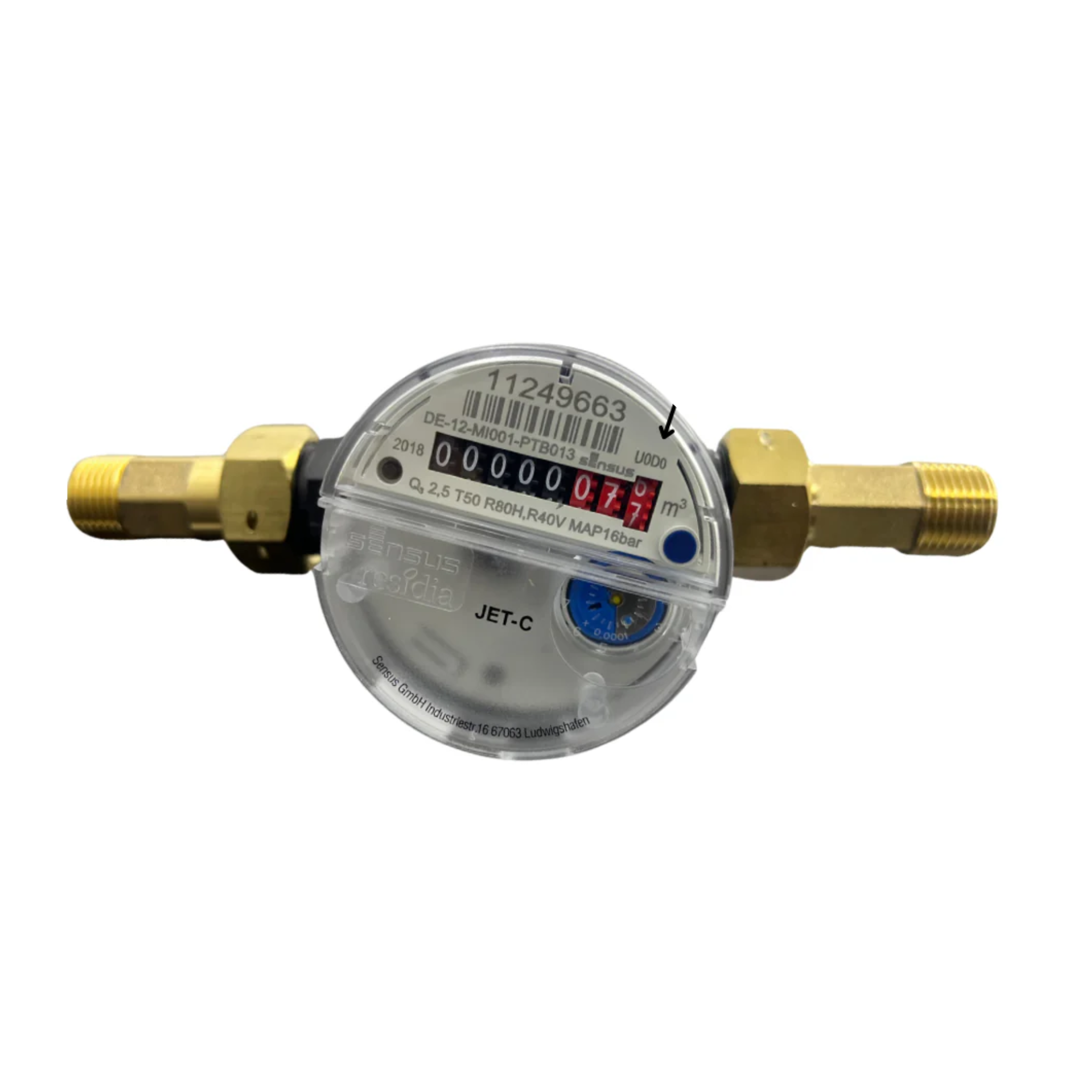 Remarcador Sensus ResidiaJet-C (Lectura remota)