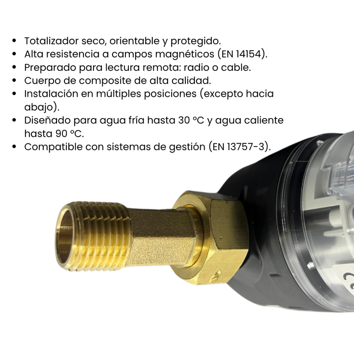 Remarcador de agua Potable Certificado Sensus ResidiaJet™-C modular, preciso y listo para lectura remota