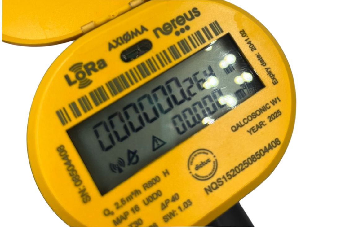 Medidor Ultrasónico Nereus 1/2" R800 (QALCOSONIC W1)