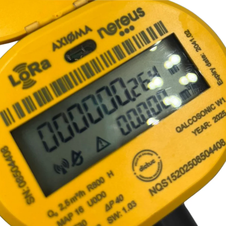 Medidor Ultrasónico Nereus 1/2 - 3/4 R800 (QALCOSONIC W1)