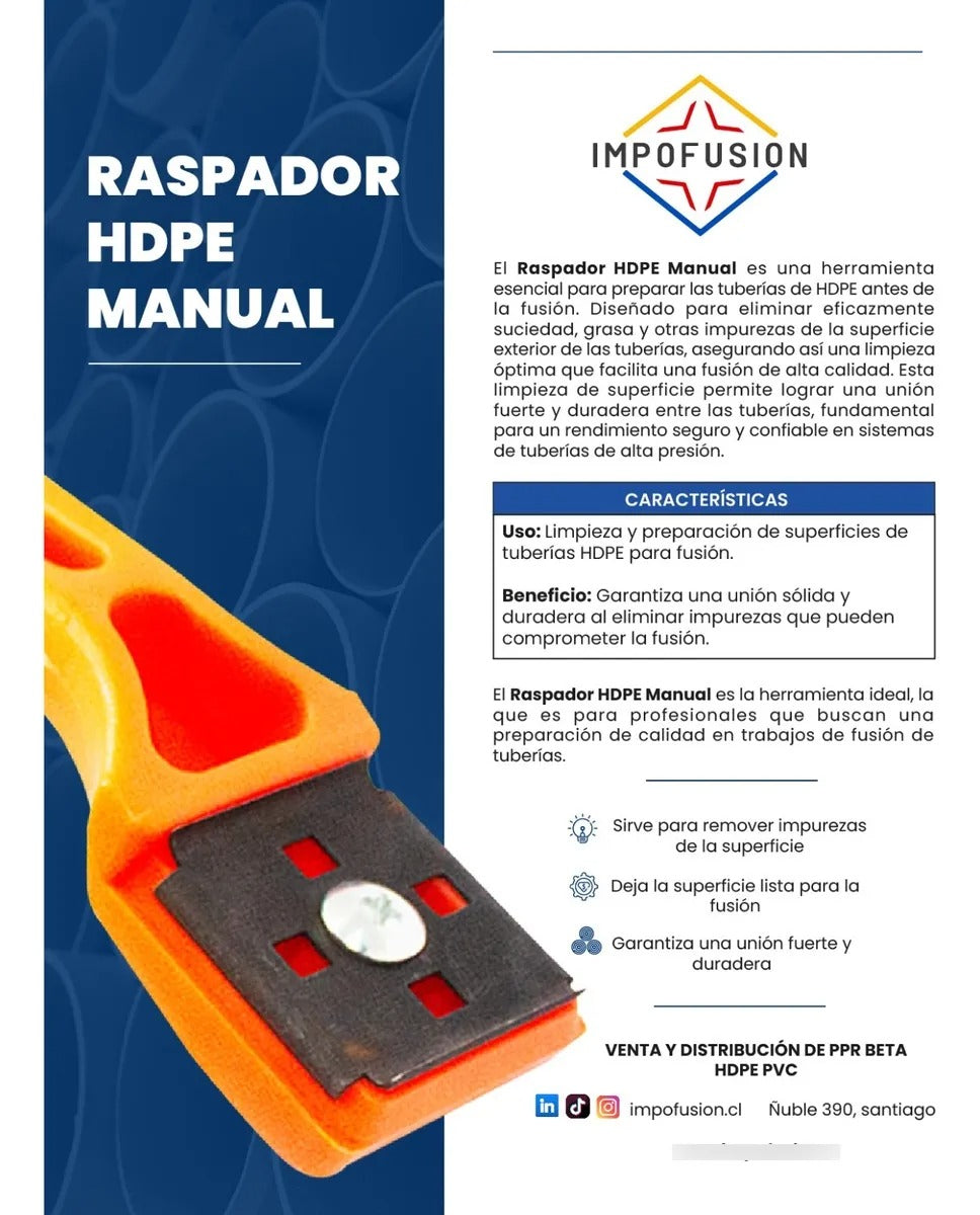 RASPADOR HDPE MANUAL