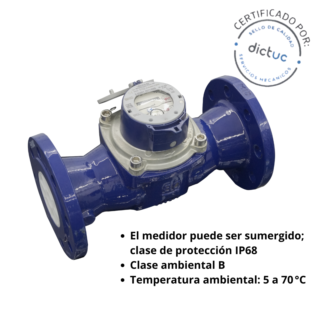 Medidor de Agua Potable Sensus Certificado | Modelo MeiStream Plus | Dimensiones 50 - 150 | Presión Nominal 16