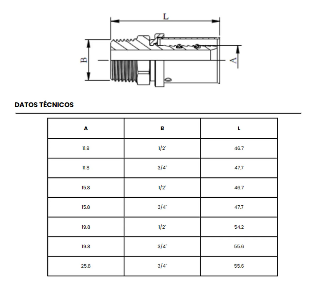 Terminal PEX-AL-PEX HE